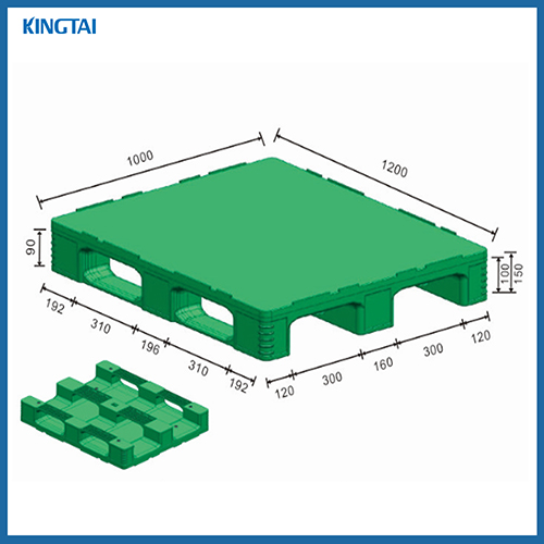 New mold plastic pallet 1200x1000x150mm with edge