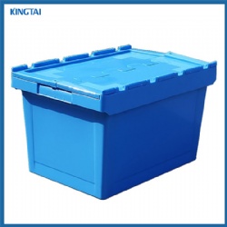 Attached lid container